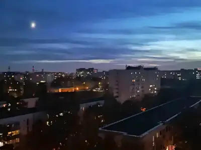Vedere nocturna panoramica garsoniera Sector 3 Bucuresti